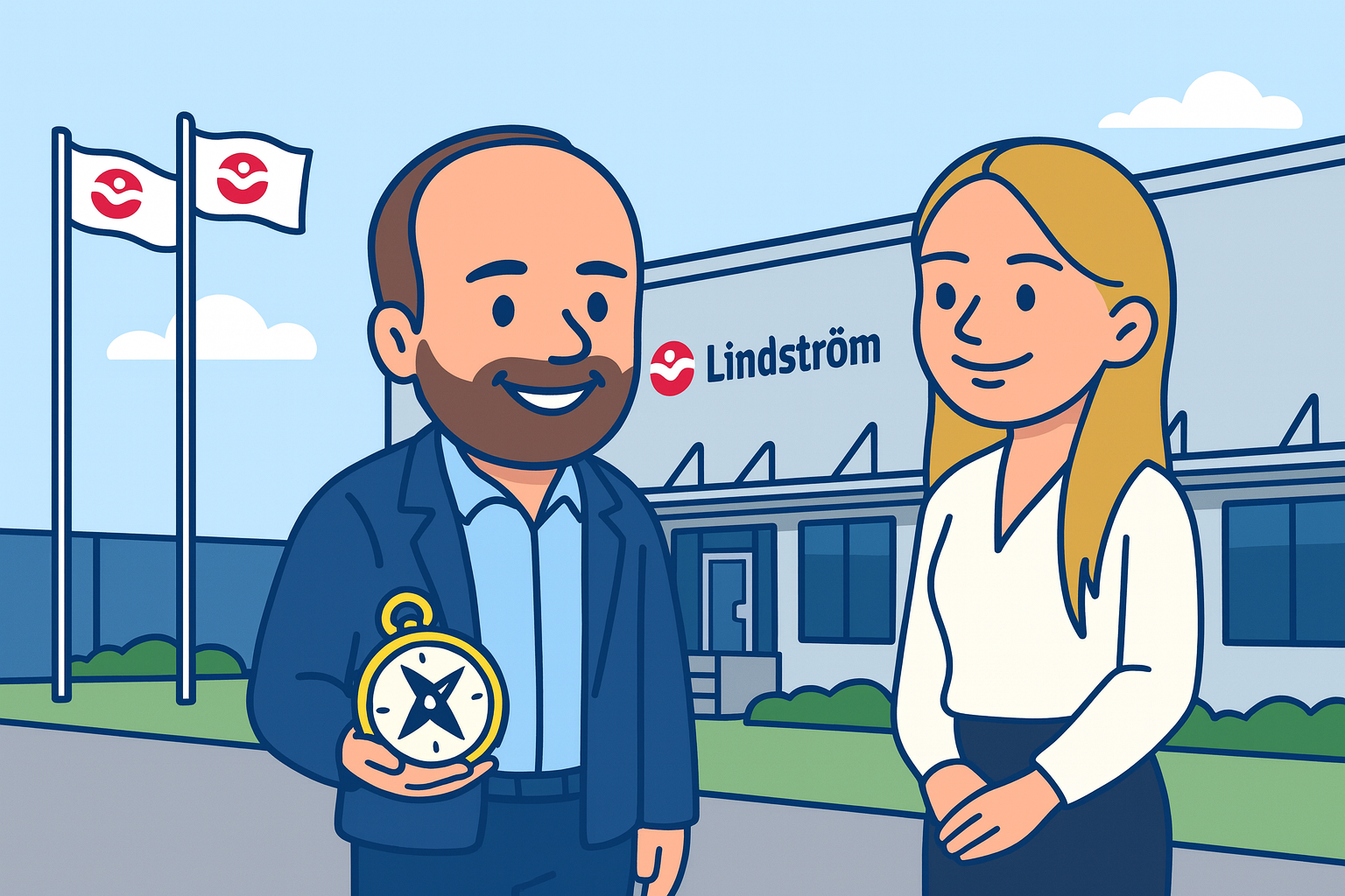 Kristina Razumov ja Argo Teetlaus coachingukohtumisel – juhtimistugi, mis tõi selguse ja enesekindluse Pakendikeskuse müügidirektorile.