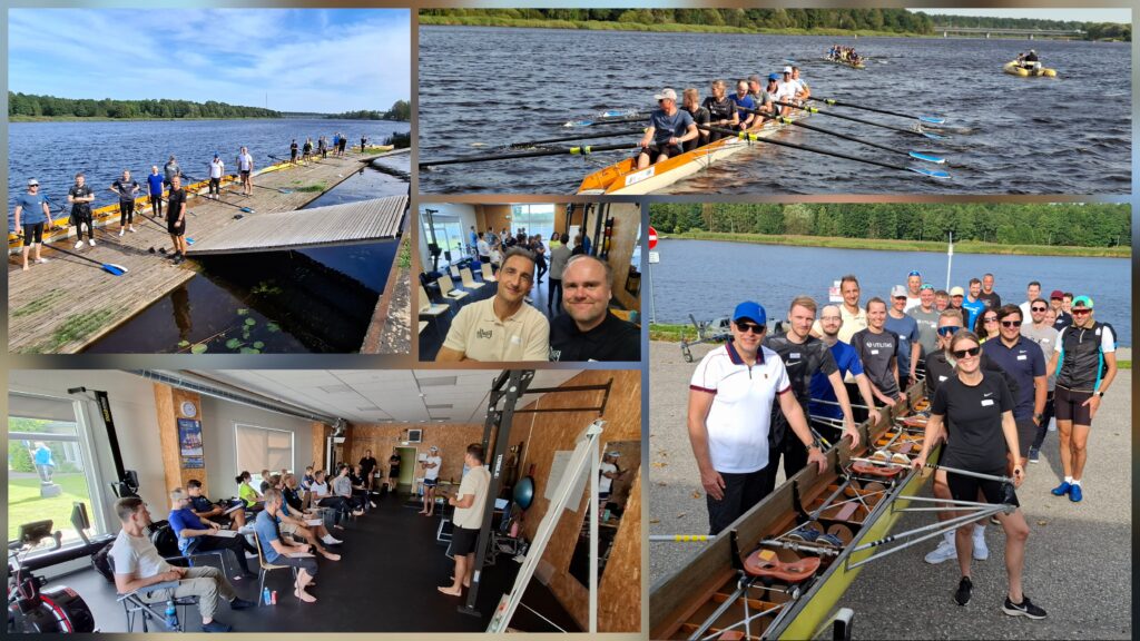 Utilitas Wind meeskond Team Pivotly PAAT meeskonnatreeningul Pärnu Kalevi sõudebaasis
